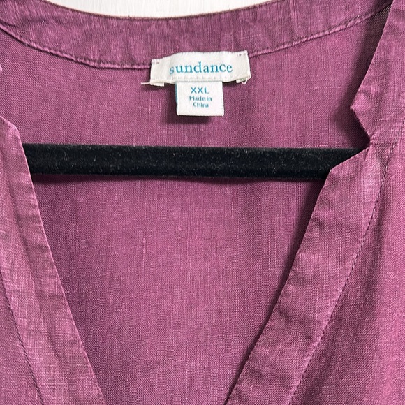 Sundance XXL purple linen dress - Picture 2 of 4
